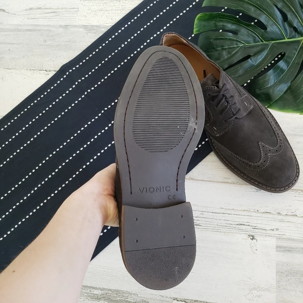 Vionic| Bowery Bruno Oxford Leather Shoes Size 9.5